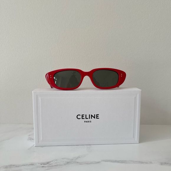 Celine NEW Woman Sunglasses - Red - Picture 4 of 6